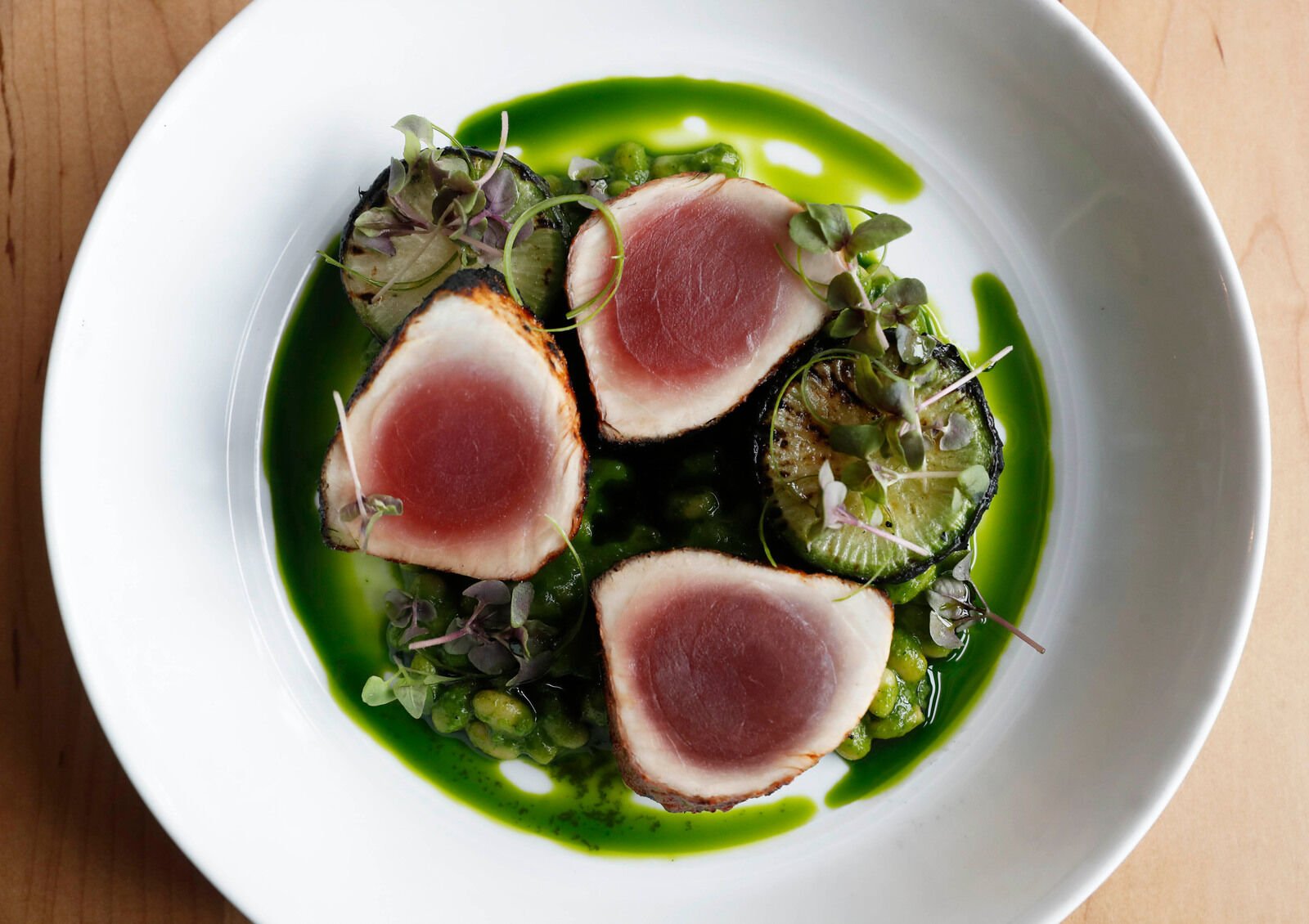 Grilled tuna at The Grange Community Kitchen